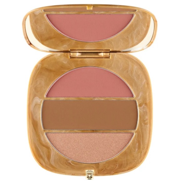 O!Mega x Three Powder X-TRA LARGE Blush-Bronze-Highlight Tantalize Glo Palette - Picture 2 of 16